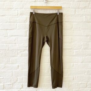 Lululemon || All The Right Places Crop 23” Sage‎ Green 10